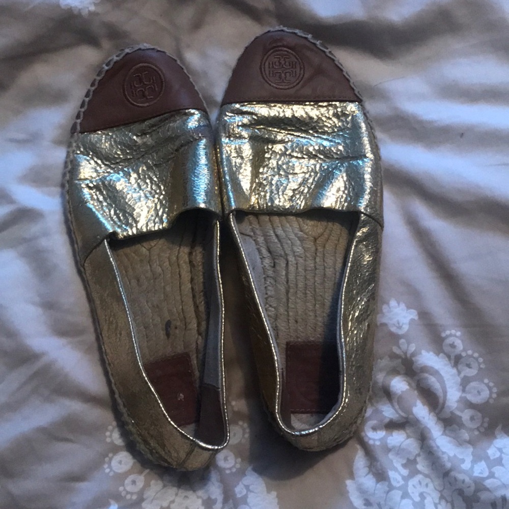 Tory burch flat espadrilles